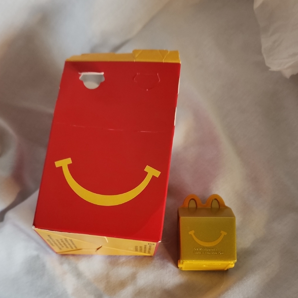 McDonald's Gold Happy Meal Box